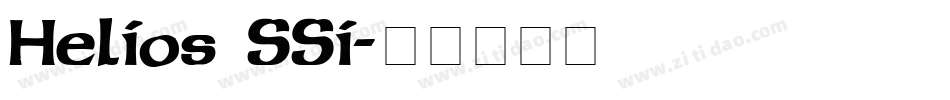 Helios SSi字体转换